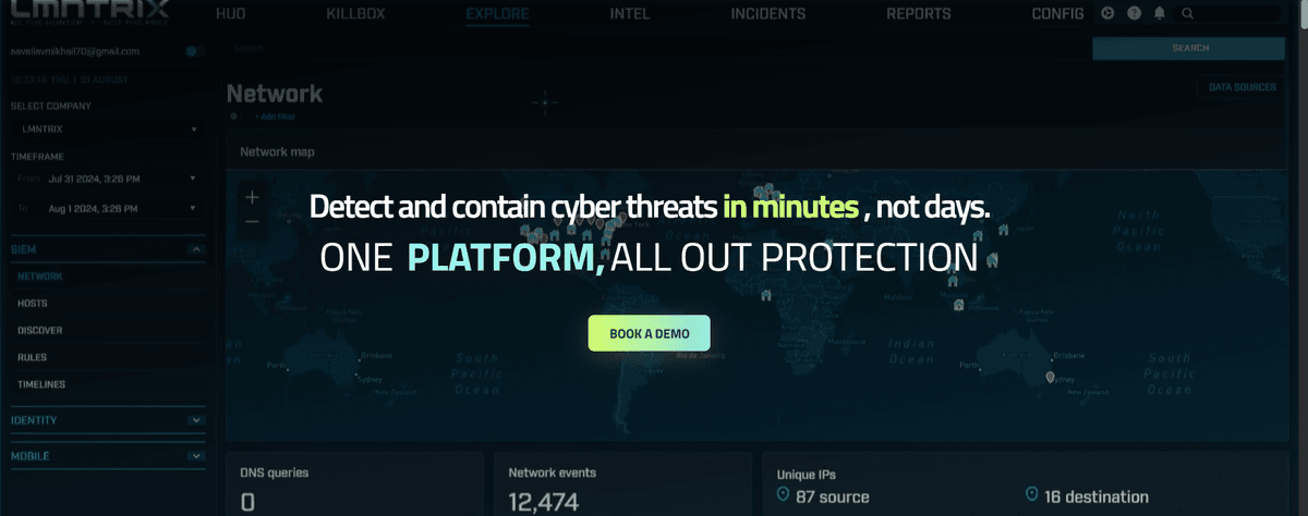 Lmntrix Security Operations Platform - Detail 5